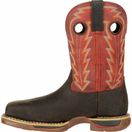 Rocky Long Range Composite Toe Waterproof Western Boot, BROWN/RED, M, Size 11.5 RKW0319